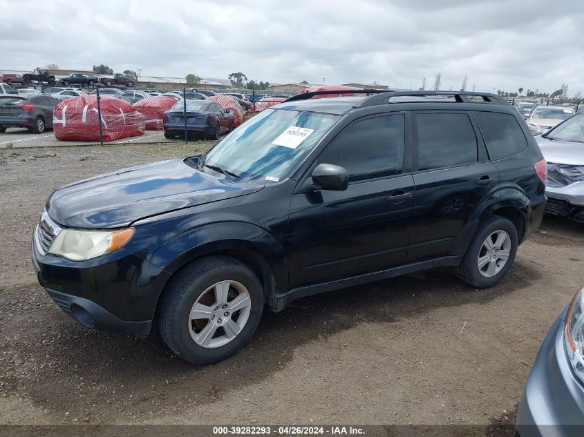 2010 Subaru Forester 2.5X VIN: JF2SH6BC2AH779790 Lot: 40748519