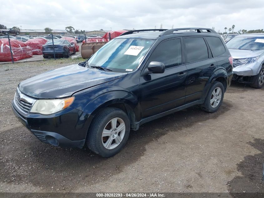 2010 Subaru Forester 2.5X VIN: JF2SH6BC2AH779790 Lot: 40748519