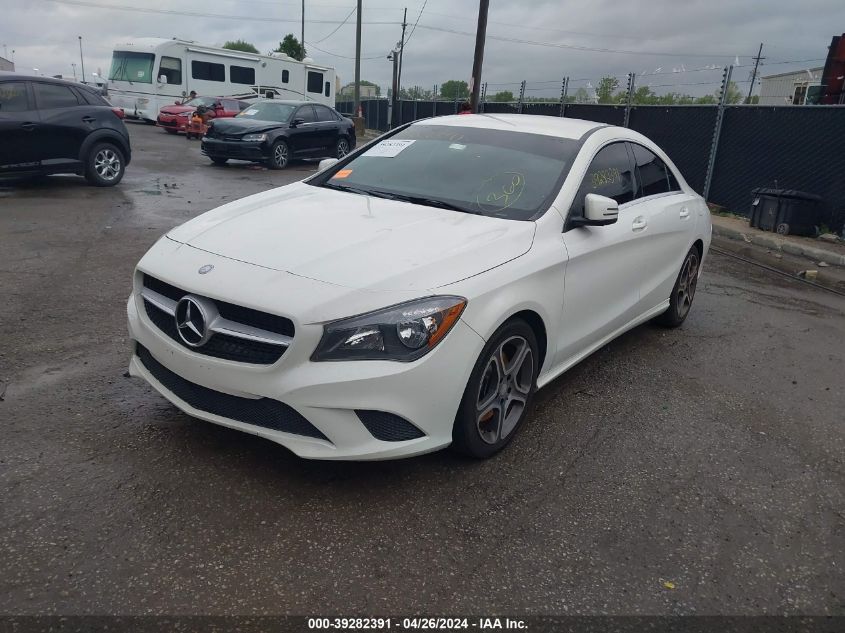 2014 Mercedes-Benz Cla 250 VIN: WDDSJ4EB8EN036638 Lot: 39282391