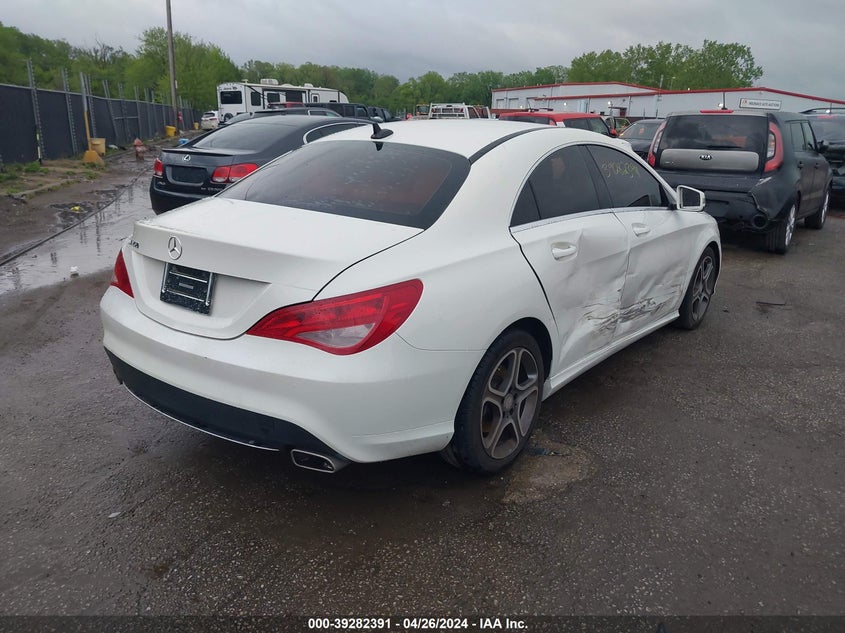 2014 Mercedes-Benz Cla 250 VIN: WDDSJ4EB8EN036638 Lot: 39282391