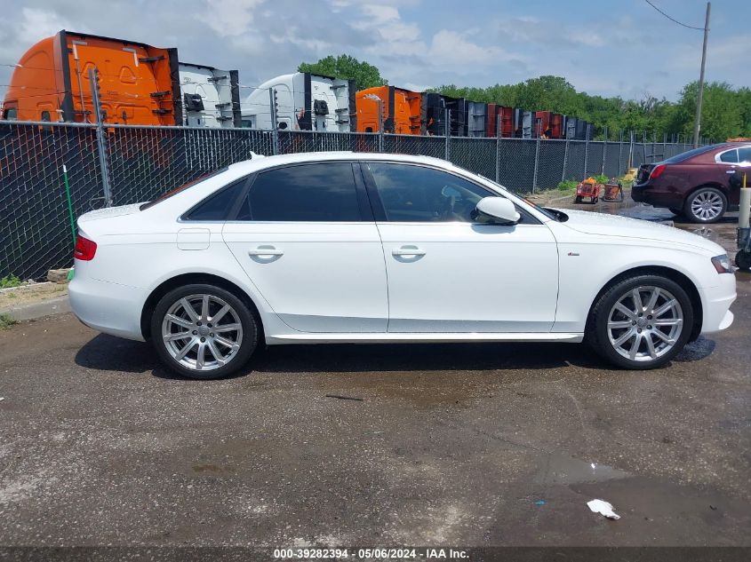 2012 Audi A4 2.0T Premium VIN: WAUFFAFL2CN020643 Lot: 39282394