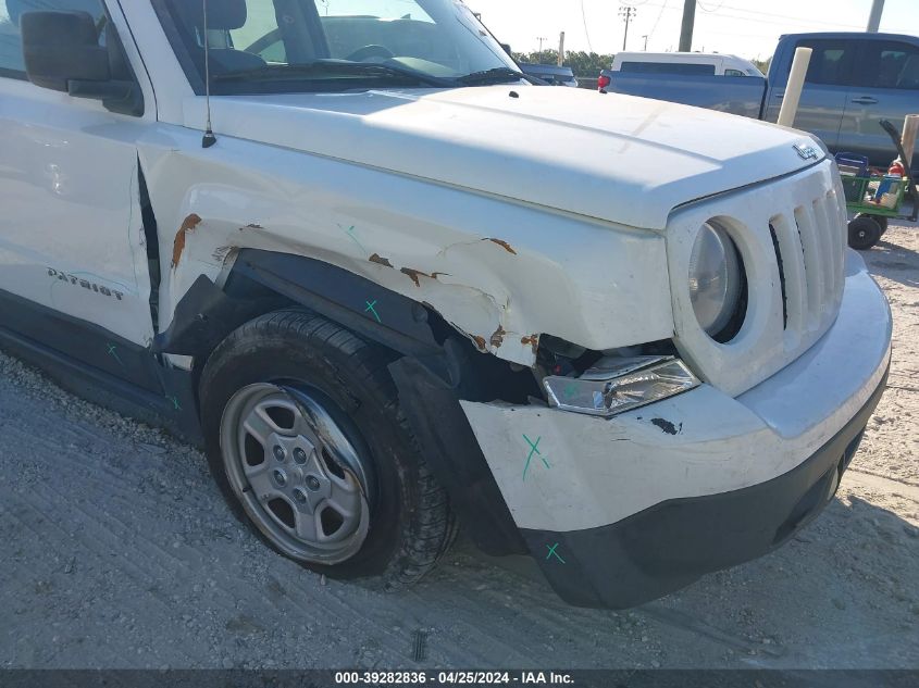 1C4NJPBAXGD525412 2016 Jeep Patriot Sport