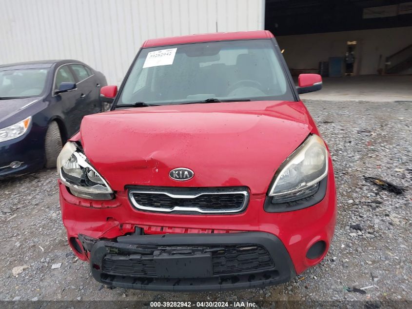 2012 Kia Soul + VIN: KNDJT2A6XC7376663 Lot: 39282942