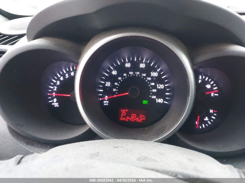 2012 Kia Soul + VIN: KNDJT2A6XC7376663 Lot: 39282942