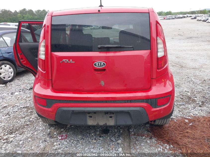2012 Kia Soul + VIN: KNDJT2A6XC7376663 Lot: 39282942