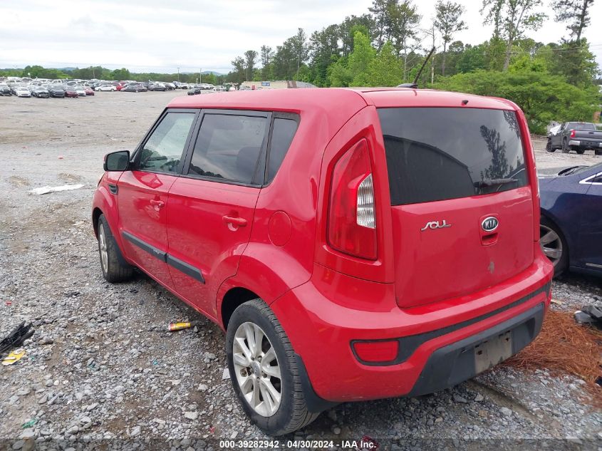 2012 Kia Soul + VIN: KNDJT2A6XC7376663 Lot: 39282942