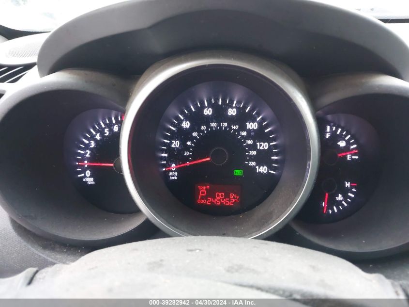 2012 Kia Soul + VIN: KNDJT2A6XC7376663 Lot: 39282942