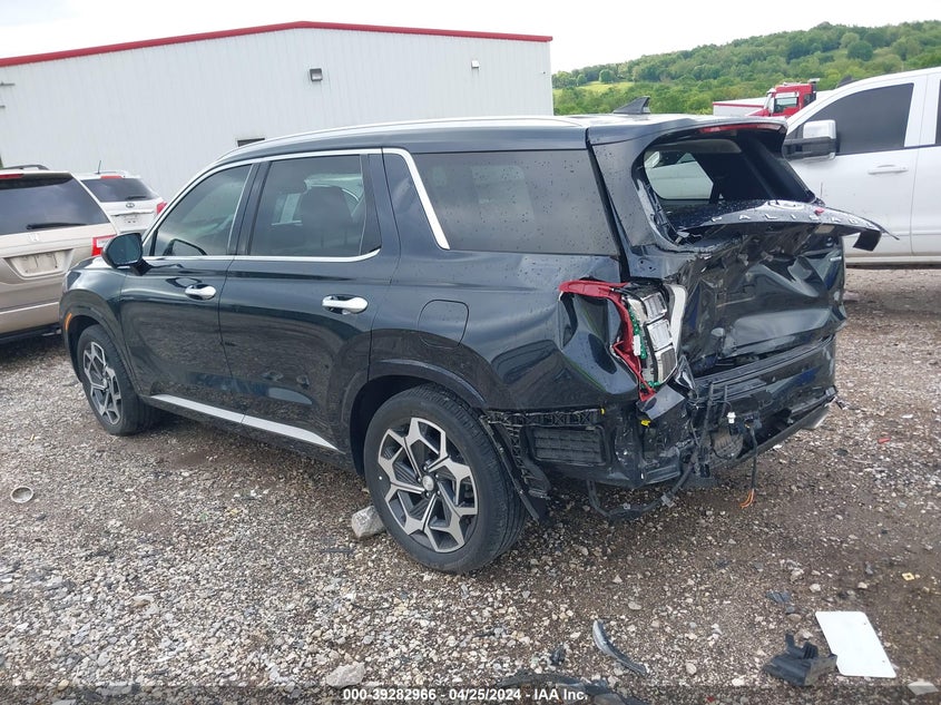 2022 Hyundai Palisade Calligraphy VIN: KM8R7DHE2NU421837 Lot: 39282966