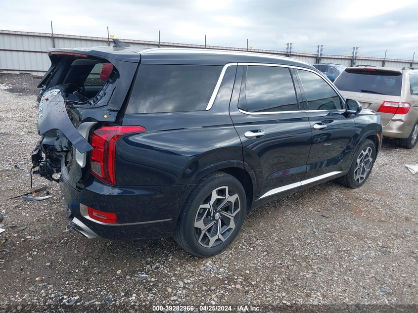 2022 Hyundai Palisade Calligraphy VIN: KM8R7DHE2NU421837 Lot: 39282966