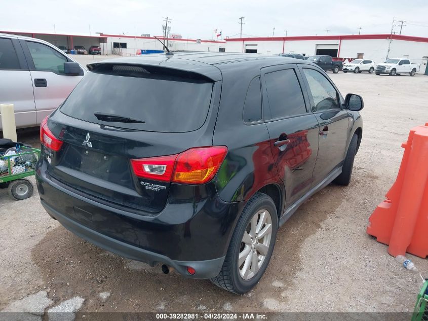 2013 Mitsubishi Outlander Sport Es VIN: 4A4AP3AU0DE020396 Lot: 39282981