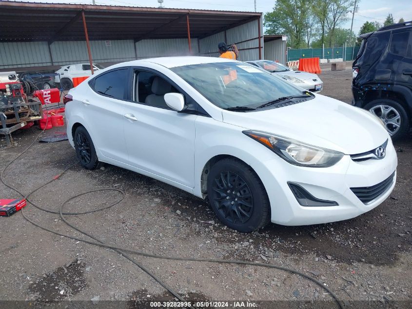 2016 HYUNDAI ELANTRA SE - 5NPDH4AE8GH776157