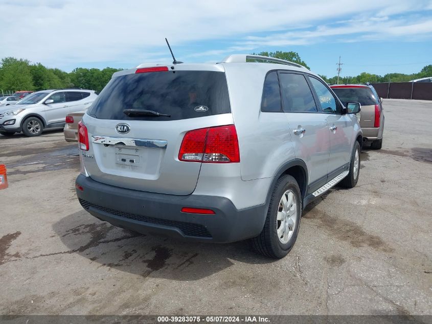 2011 Kia Sorento Lx VIN: 5XYKT3A13BG184954 Lot: 39283075