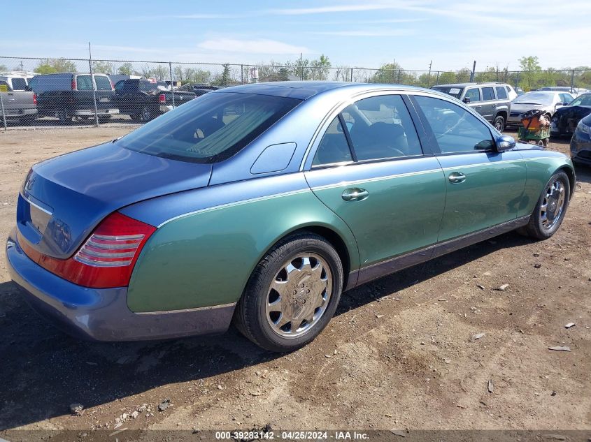 2006 Maybach 57 VIN: WDBVF78J56A001768 Lot: 39283142