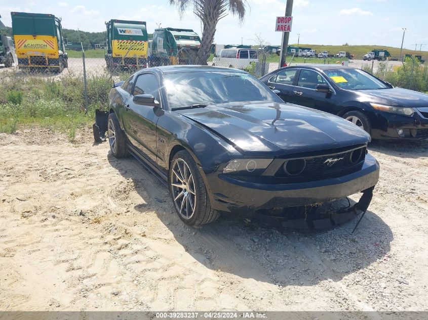 2012 Ford Mustang Gt VIN: 1ZVBP8CF0C5255707 Lot: 39283237