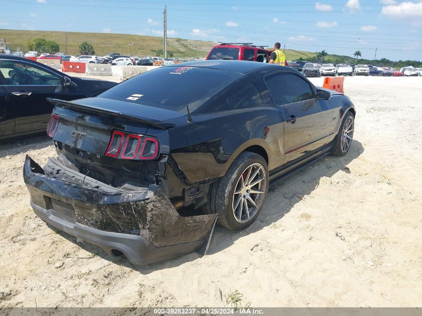 2012 Ford Mustang Gt VIN: 1ZVBP8CF0C5255707 Lot: 39283237