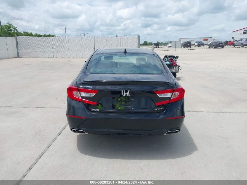 2022 Honda Accord Sport VIN: 1HGCV1F3XNA025416 Lot: 40743204