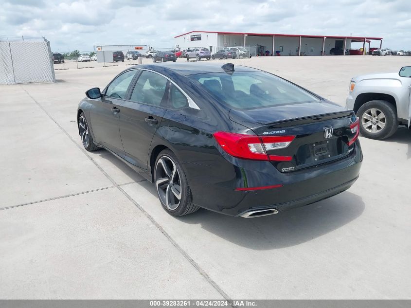 2022 Honda Accord Sport VIN: 1HGCV1F3XNA025416 Lot: 40743204