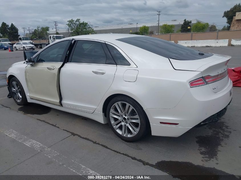 2015 Lincoln Mkz Hybrid VIN: 3LN6L2LU0FR614286 Lot: 39283278