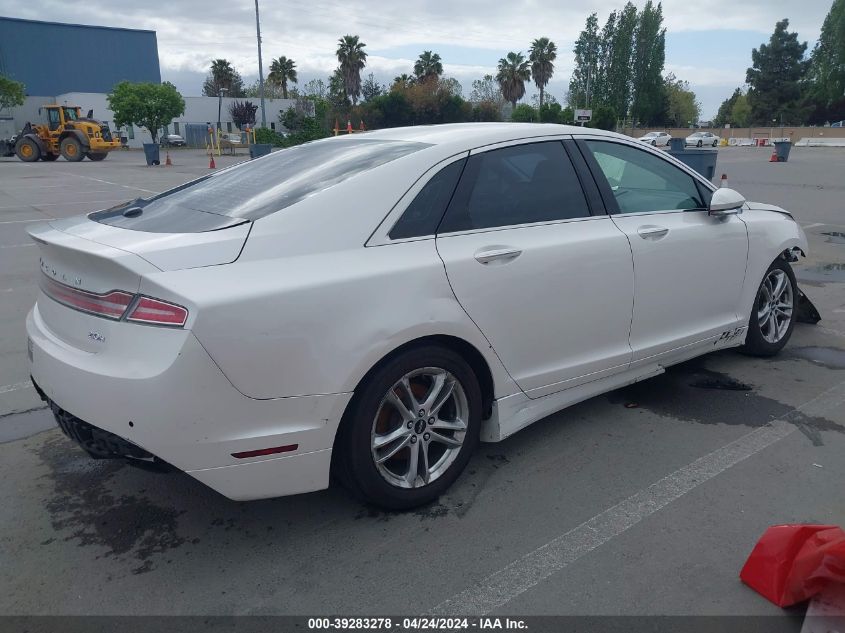 2015 Lincoln Mkz Hybrid VIN: 3LN6L2LU0FR614286 Lot: 39283278