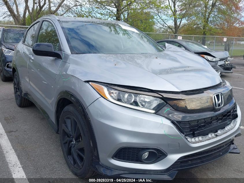 2022 Honda Hr-V Awd Sport VIN: 3CZRU6H11NM708350 Lot: 39283319