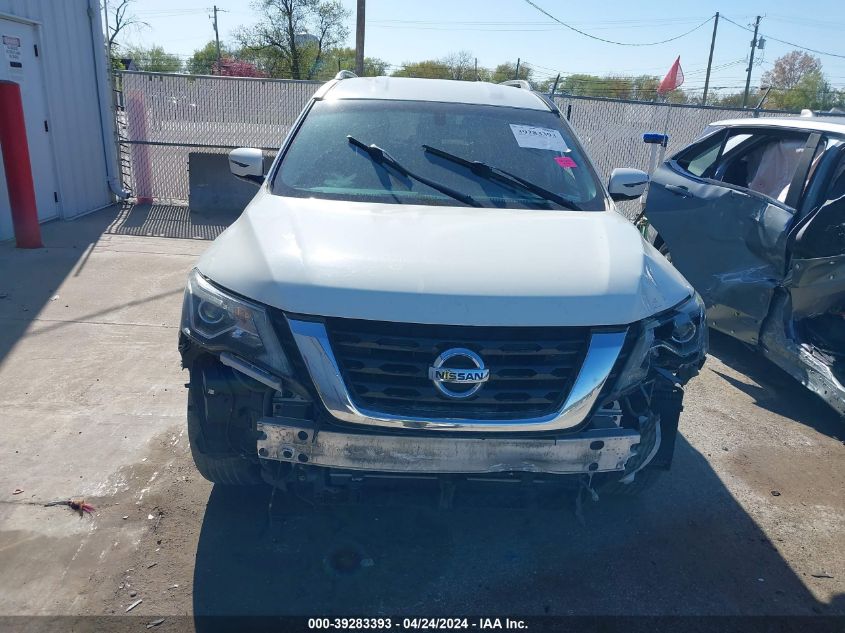 2017 Nissan Pathfinder Sv VIN: 5N1DR2MN7HC665279 Lot: 39283393