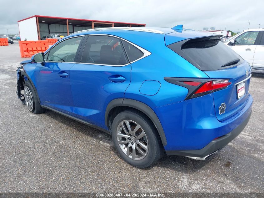 2016 Lexus Nx200T VIN: JTJYARBZ3G2036325 Lot: 40119621