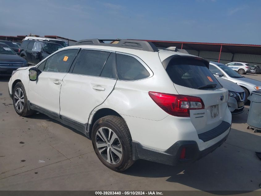 2018 Subaru Outback 2.5I Limited VIN: 4S4BSANCXJ3346449 Lot: 39283440