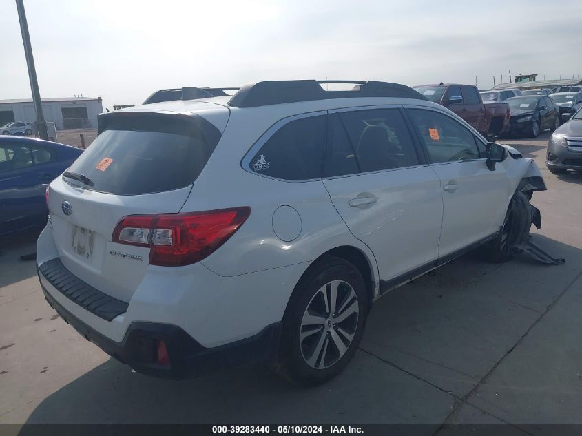 2018 Subaru Outback 2.5I Limited VIN: 4S4BSANCXJ3346449 Lot: 39283440