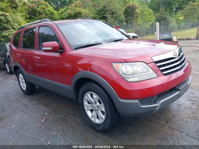 2009 Kia Borrego Lx VIN: KNDJJ741795011414 Lot: 39283555