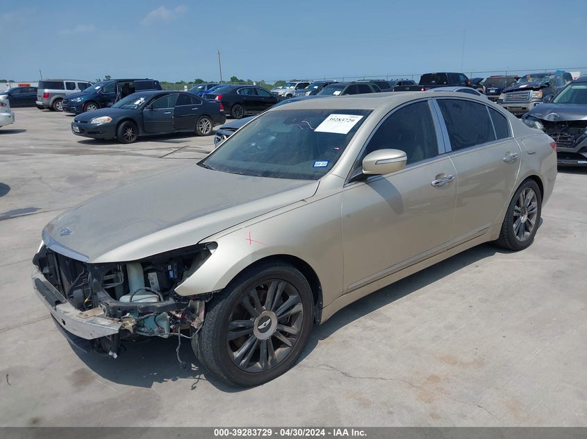2010 Hyundai Genesis 4.6 VIN: KMHGC4DF3AU072876 Lot: 39283729