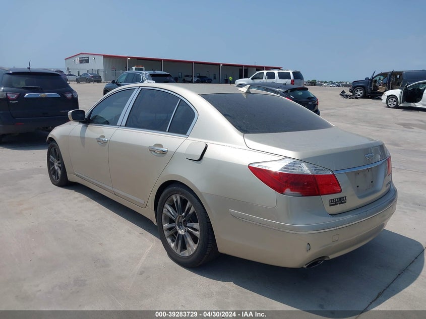 2010 Hyundai Genesis 4.6 VIN: KMHGC4DF3AU072876 Lot: 39283729