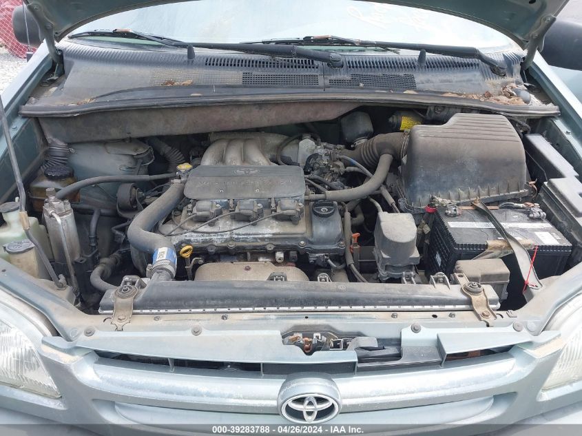 2000 Toyota Sienna Ce VIN: 4T3GF19C5YU251300 Lot: 39283788