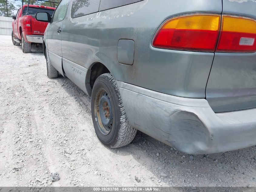 2000 Toyota Sienna Ce VIN: 4T3GF19C5YU251300 Lot: 39283788