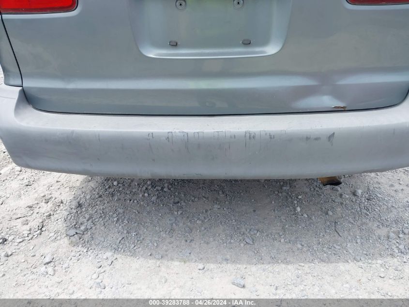 2000 Toyota Sienna Ce VIN: 4T3GF19C5YU251300 Lot: 39283788