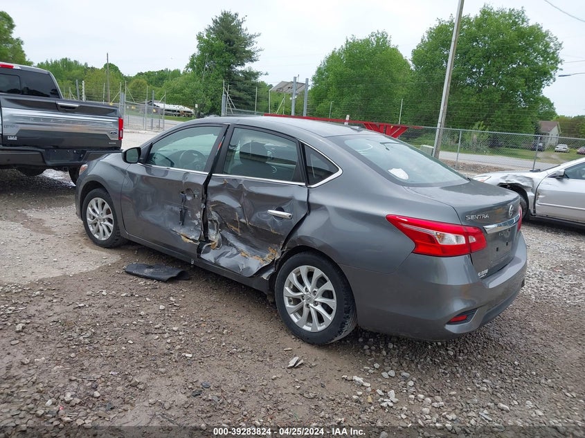 VIN 3N1AB7APXJL627329 2018 NISSAN SENTRA SV
