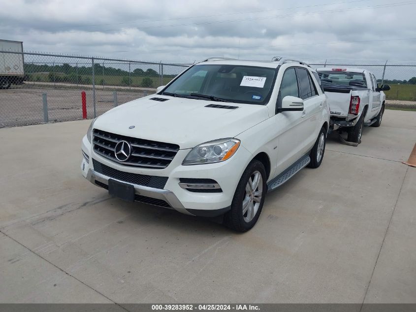 4JGDA5HB5CA063669 2012 Mercedes-Benz Ml 350 4Matic