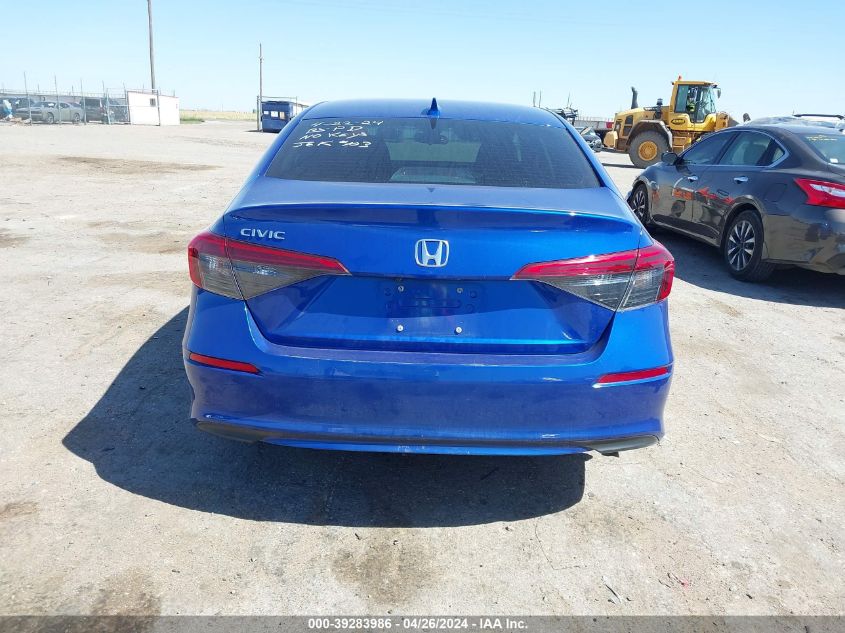 2023 Honda Civic Lx VIN: 2HGFE2F23PH531233 Lot: 39283986