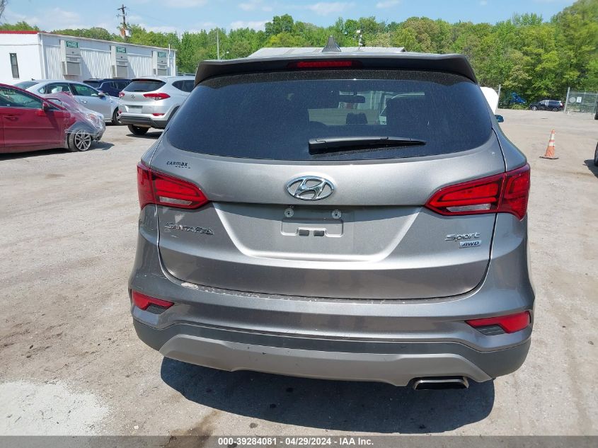 2017 Hyundai Santa Fe Sport 2.4L VIN: 5XYZTDLB7HG441455 Lot: 39284081