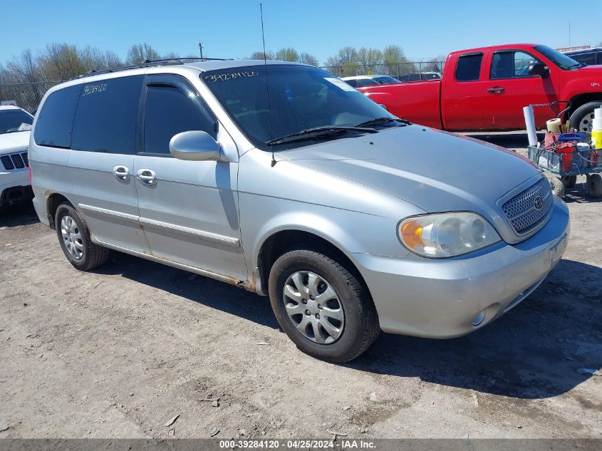 2004 Kia Sedona Ex/Lx VIN: KNDUP131646595849 Lot: 39284120