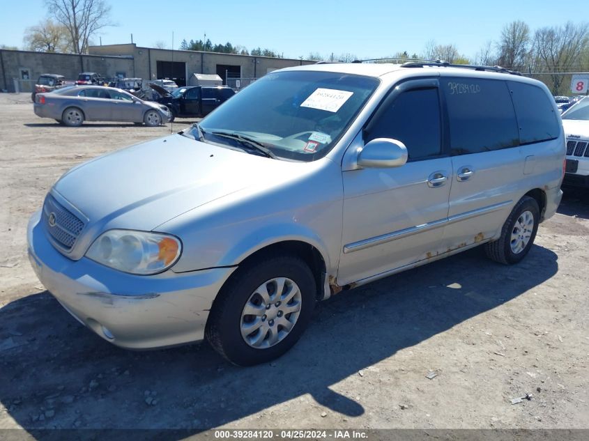 2004 Kia Sedona Ex/Lx VIN: KNDUP131646595849 Lot: 39284120