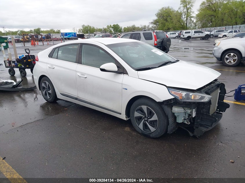 2017 Hyundai Ioniq Hybrid Sel VIN: KMHC75LC5HU035256 Lot: 39284134