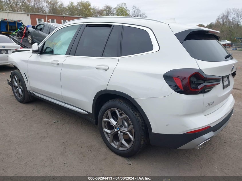 2023 BMW X3 XDRIVE30I VIN: 5UX53DP00P9R74043