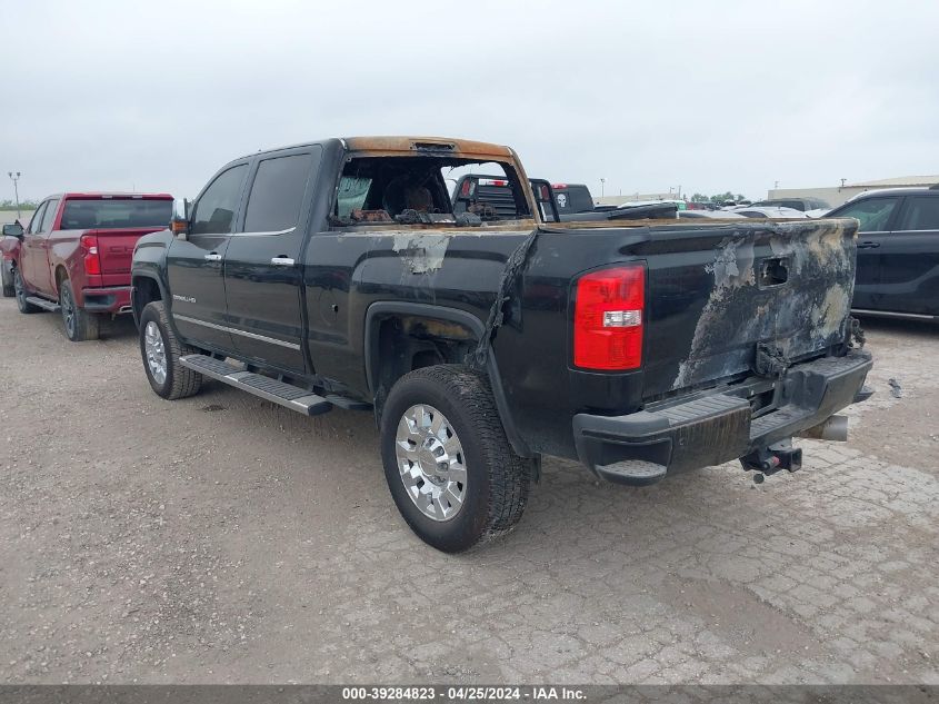 2018 GMC Sierra 2500Hd Denali VIN: 1GT12UEY0JF288783 Lot: 39284823