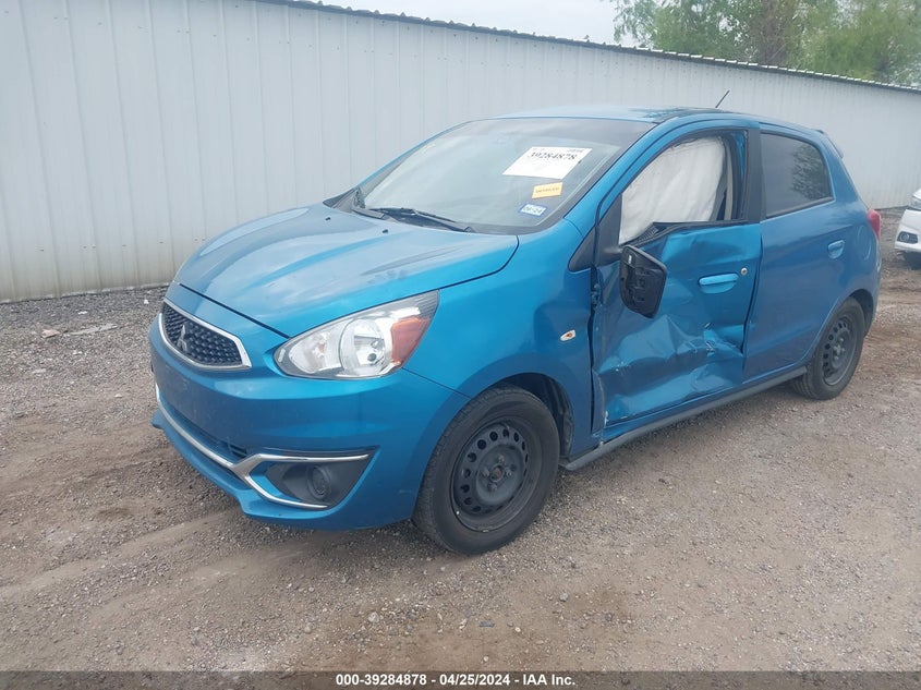 VIN ML32A3HJ1HH009102 2017 MITSUBISHI MIRAGE ES