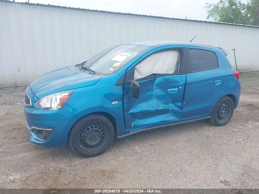 VIN ML32A3HJ1HH009102 2017 MITSUBISHI MIRAGE ES