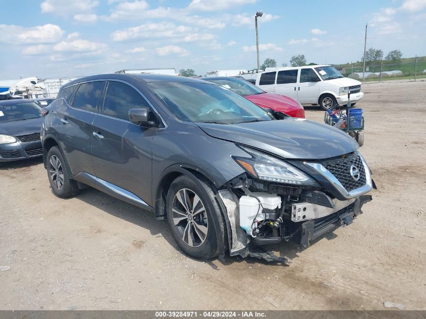 2020 Nissan Murano S Intelligent Awd VIN: 5N1AZ2AS1LN153771 Lot: 39284971