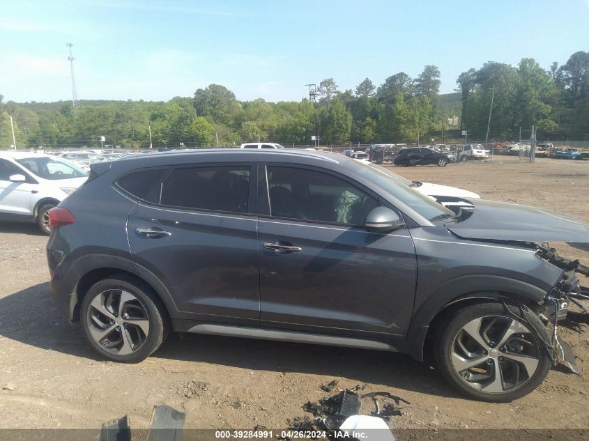 2018 Hyundai Tucson Limited VIN: KM8J33A24JU635225 Lot: 39284991