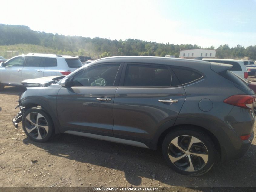 2018 Hyundai Tucson Limited VIN: KM8J33A24JU635225 Lot: 39284991