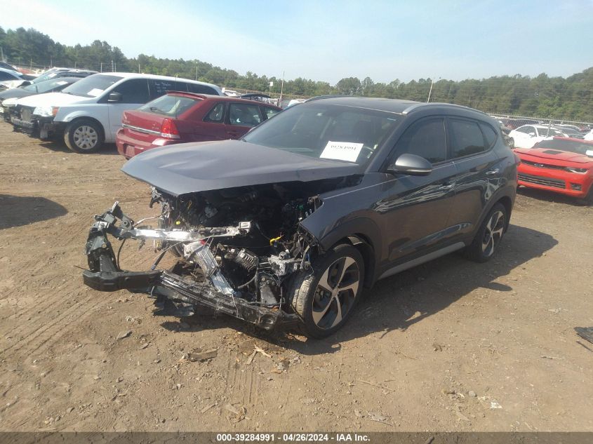 2018 Hyundai Tucson Limited VIN: KM8J33A24JU635225 Lot: 39284991