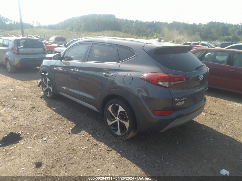 2018 Hyundai Tucson Limited VIN: KM8J33A24JU635225 Lot: 39284991